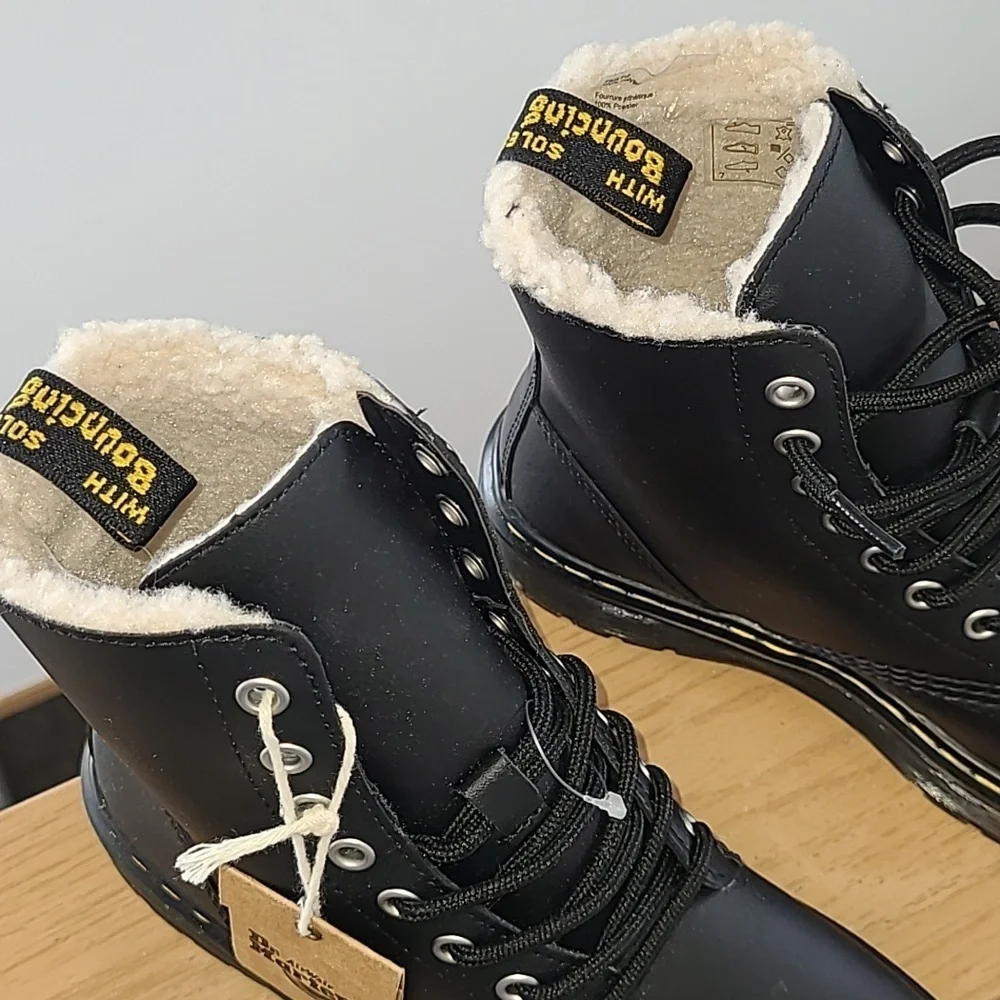 Doc Martens Sherpa Lined Boots - Picture 2 of 7